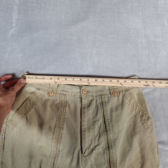 Vintage Trader Bay Baggy Pants Mens 32x28 (Estimated) Skater Style Khaki 90s - Picture 11 of 14
